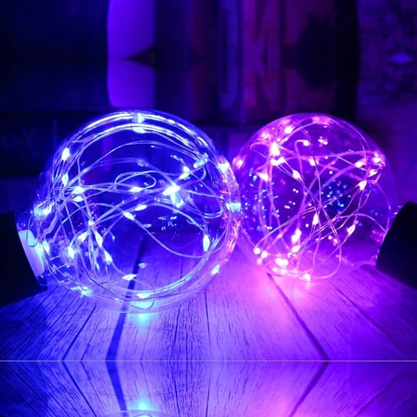 LED Edison String Lighting Bulb E27 220V Colorful RGB Lighting Co warm light