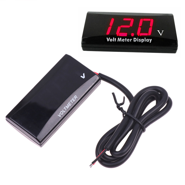 LED Display Digital Voltmeter Panel Volt Volt Meter Tester R Red