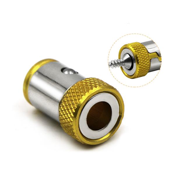Metallbits magnetisk ring för skaft Korrosionsskyddsborr Blue