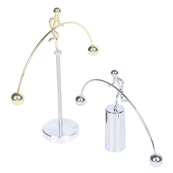 Enbent Iron Man Balance Pendel Hercules Weightlifting Des 3（Silver）