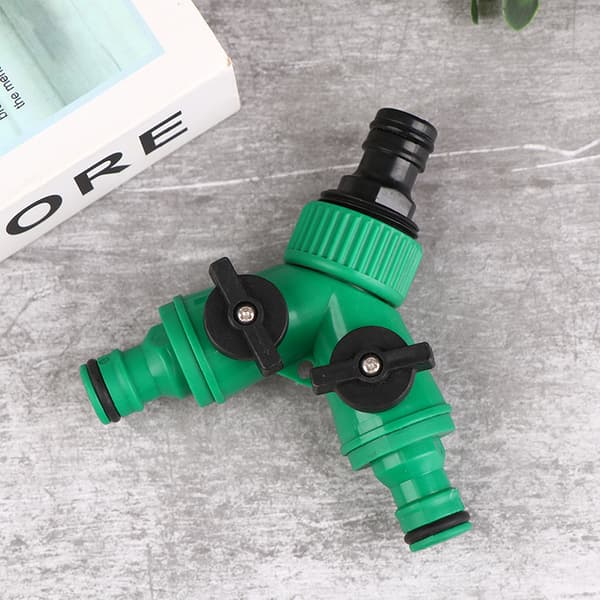 1/2" Trädgårdsbevattning Y-formad plastsplitter Bevattningskontr