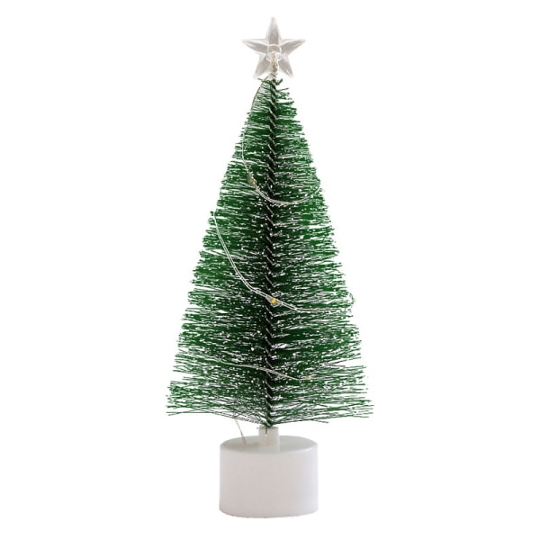 1st självlysande mini julgranar Vackra små konstgjorda Xm