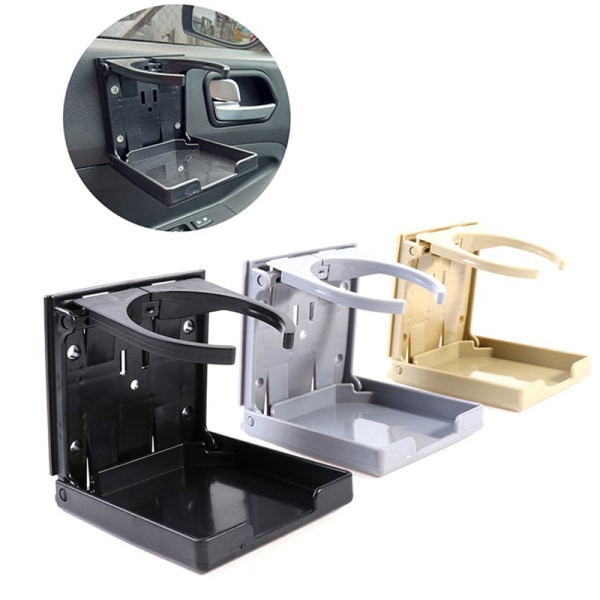 Universal Car Plastic Dryckshållare Justerbar hopfällbar vattenkopp A2