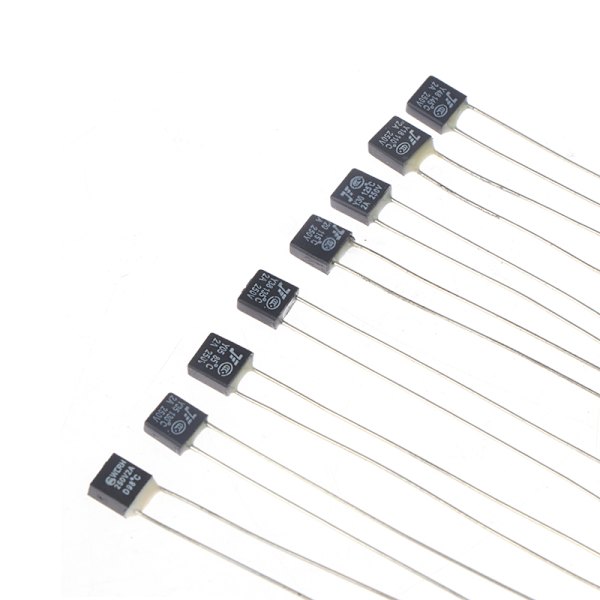 10 st 250V RH 2A 85-160 grader Celsius Thermal säkringstemperatur 3(102℃)