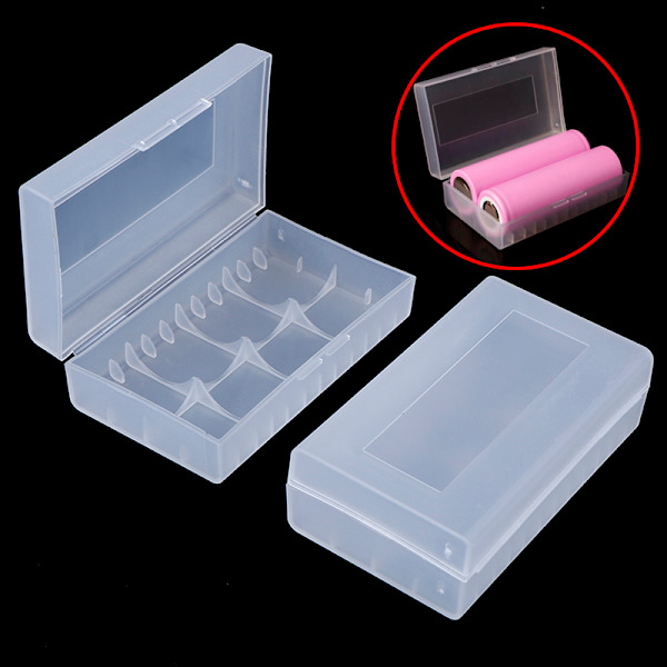 2st batterilåda case behållare för 2*20700 21700 batteri Stora