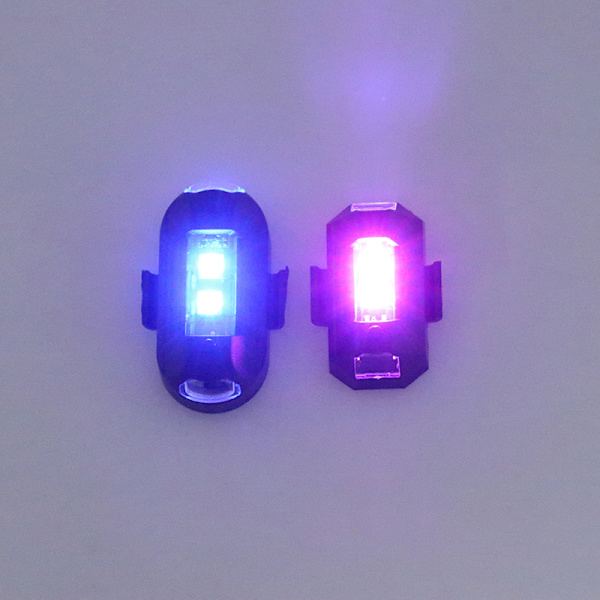 7 färger Drone Strobe Light USB LED Anti-Collision Bike Tail Mi 1(no magnet)