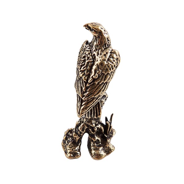 1 STK Mässingsörn Miniatyrskulptur Prydnadsfigur Hem Dec