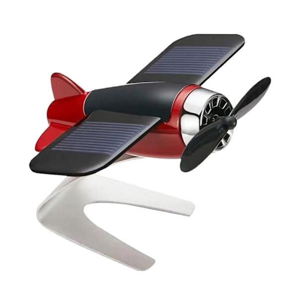 Bil Air Freshener Solar Flygplan Modell Auto Dekoration Doft Red