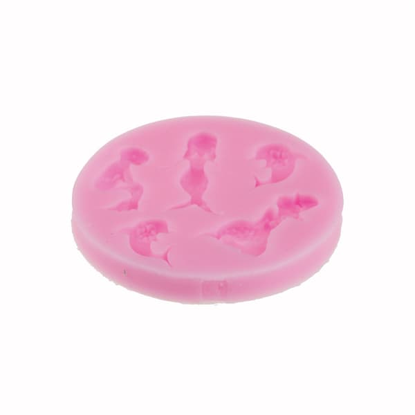 sjöjungfru silikonfondant mould form choklad b