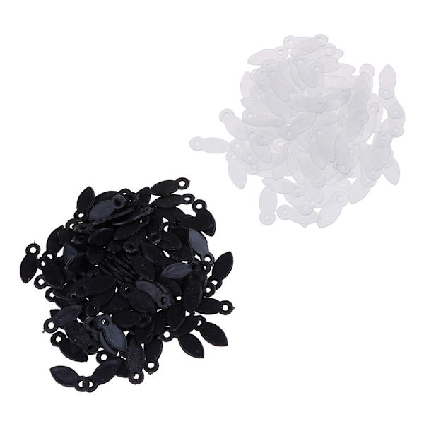 100st lucia hantverk svart/vit fotoram krokar DIY roterande Black