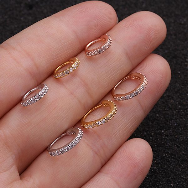 1st Hoop Örhängen Girl Tiny Rings Brosk Small Helix Pierci A2