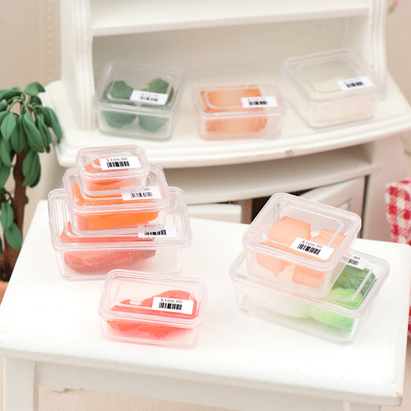 1 Box 1:12 Dockhus Mini grönsak Havsabalone/räkor/broccoli C