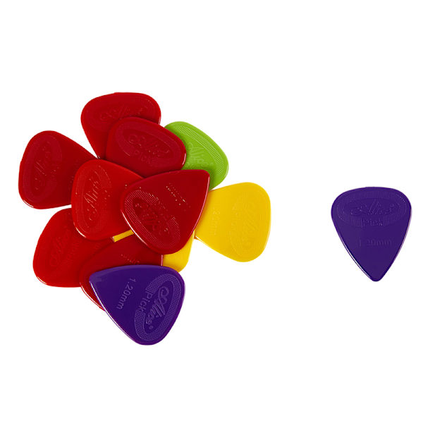 10 stycken Alice Guitar Pick Halkfri Nylon Mediator Akustisk El 1.2mm
