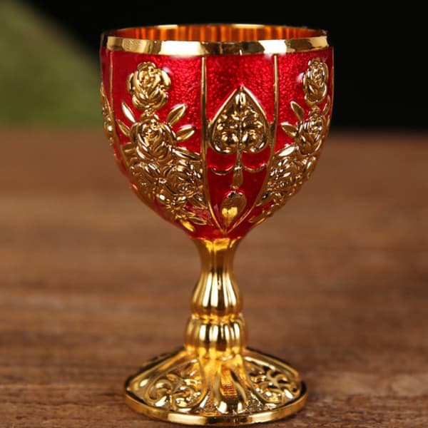 30ML Retro Creative Small Beverage Wine Cup Gold European Style A3