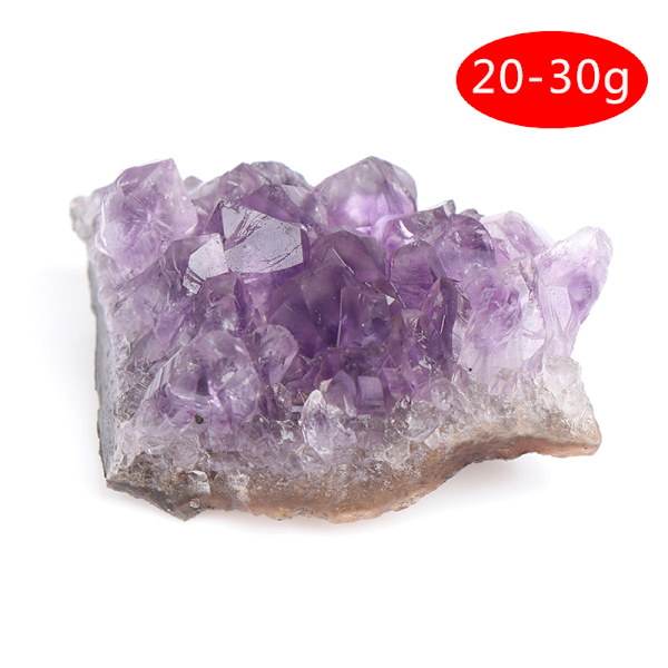 Natural Ametist Cluster Quartz Crystal Mineral Specimen Healin Medium