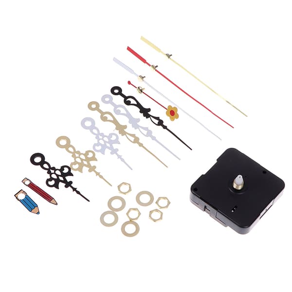 1 Set Silent Quartz Clock Movement Mechanism DIY Kit Batteri Po N1