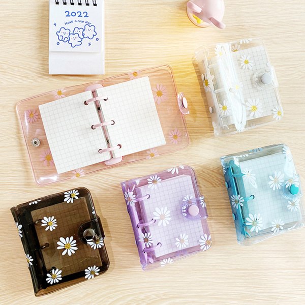 Mini 3-håls Daisy Binder Note Planner Organizer Notebook Journa A4