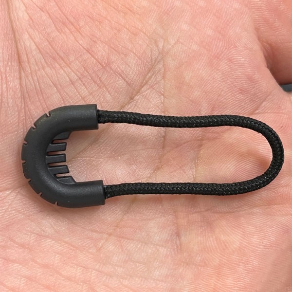 10 st EDC Multi-purpose Zip Zipper Drag sladdrep För Outdoo Black