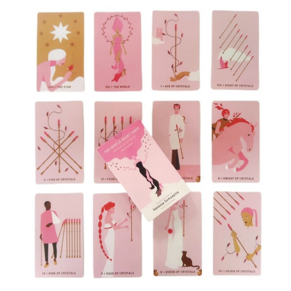 12*7 cm Gentle Heart Tarot Card Familjefest Brädspel Fate