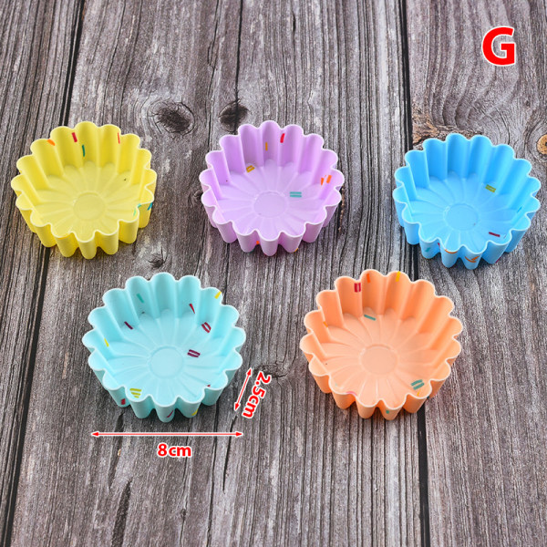 5 st/ Set Form Muffin Cupcake Molds DIY Cak G