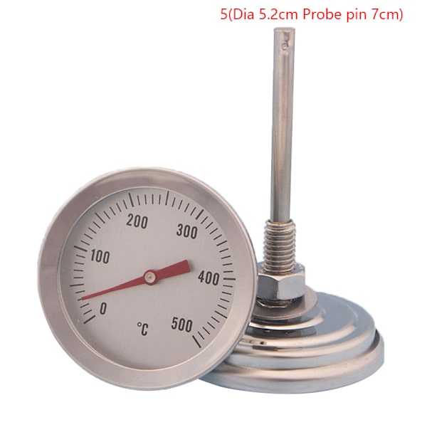 Ugnsspistermometer Grilltemperaturmätare för hemmakök 5(dia5.2cm pin7cm)