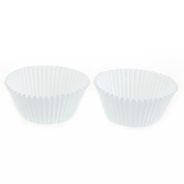 100st vita muffinspappersfodral cupcakepappersmuggar för bakewar
