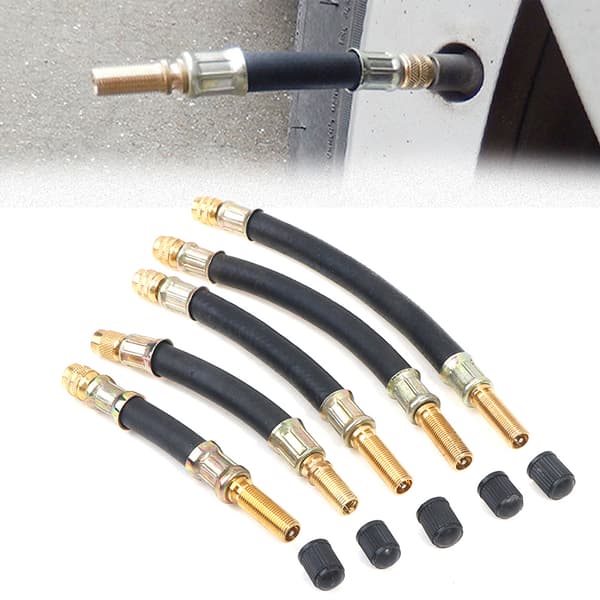 Flätad Flexibel Slang Däck Bil Hjul Däck Ventil Stammar Extensio 110mm