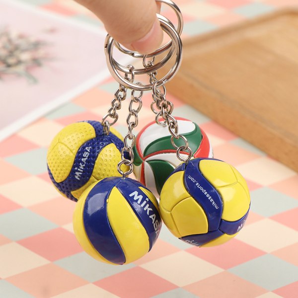 Volleyboll Nyckelringprydnader Affärsvolleybollgåvor Beach B A4