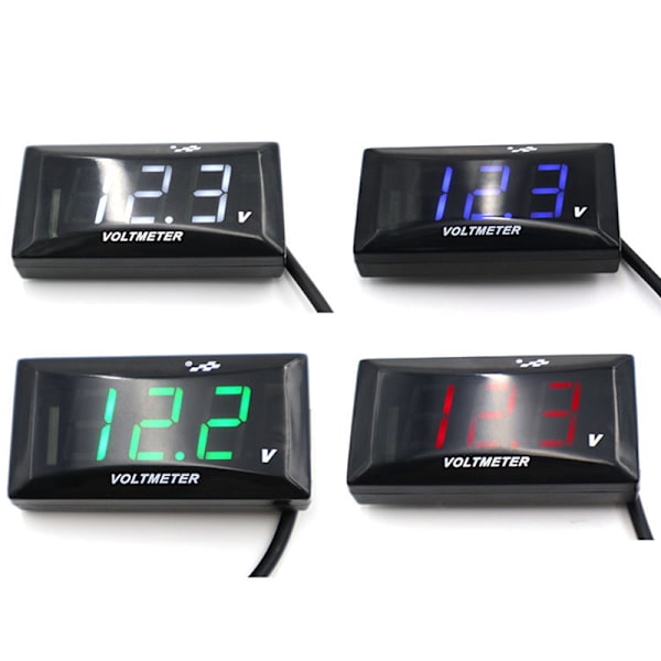 LED Display Digital Voltmeter Panel Volt Volt Meter Tester R Blue