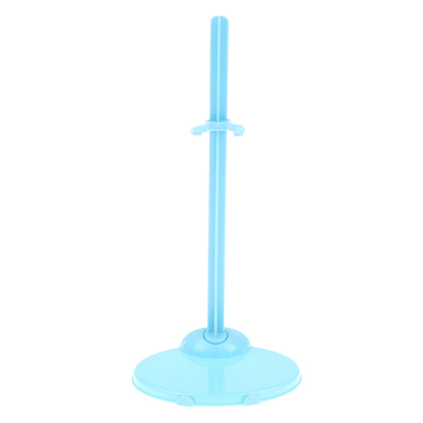 Stativ för 1/6 dockor Stödställ 30 cm Figur Display Hållare T blue