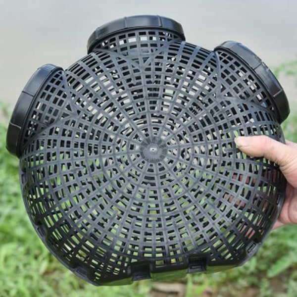 1 st Fisknätsbur Fisknät Fenlös ål Loach Trap Fiskegryta C Black