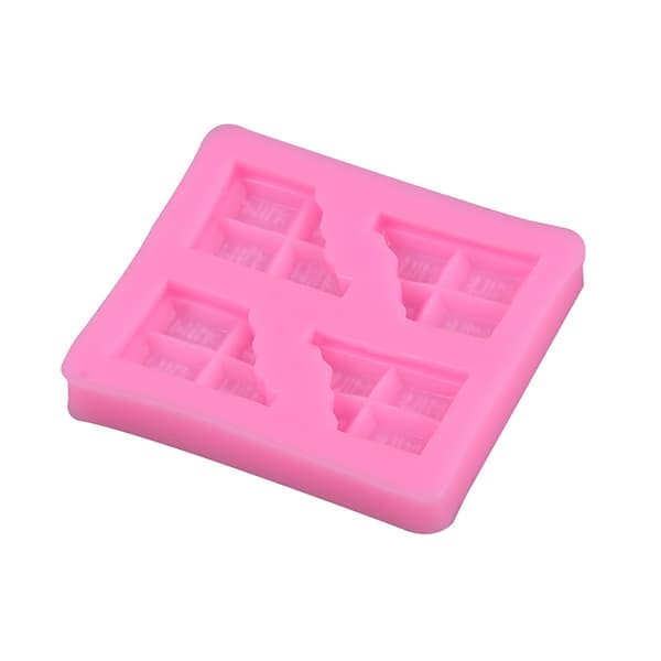 halvtabletter chokladform flytande silikonfondant molds