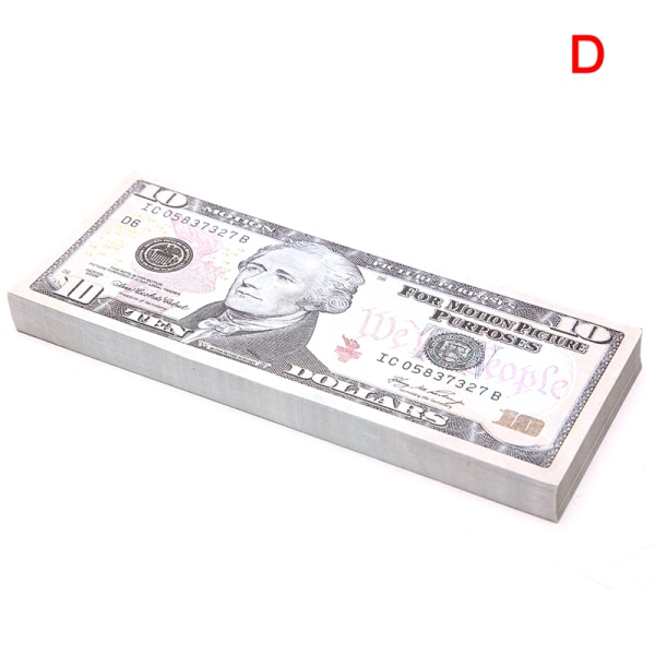 100st/ set Magic rekvisita Sedlar Simulering Dollar Valuta Pro G