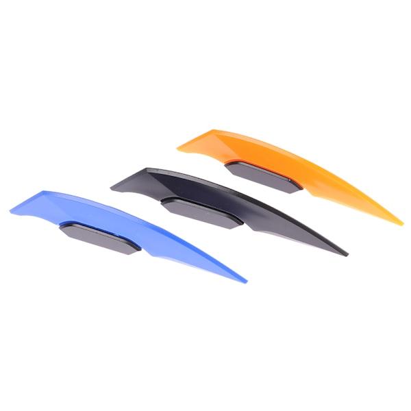 1Par Universal Motorcykel Winglet Aerodynamisk Spoiler Dynamic Red