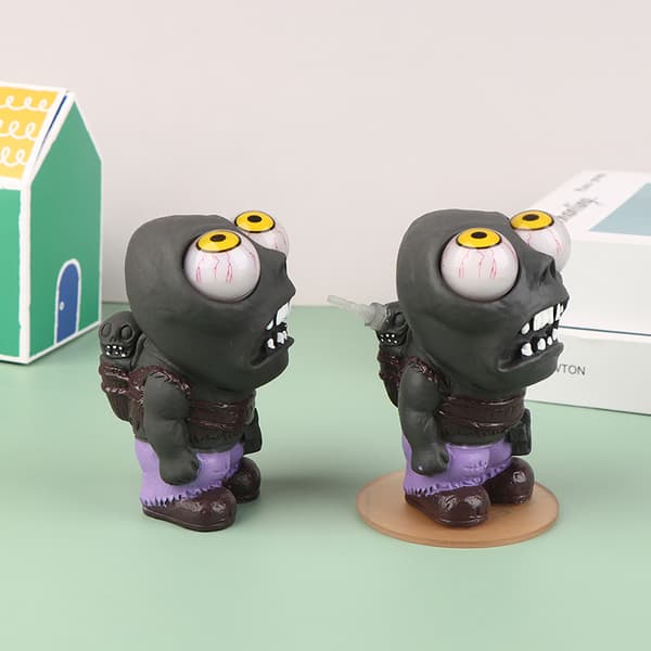 Explosiv Eye Doll Car Boost Eye Zombieleksaker för att dekomprimera Acce B