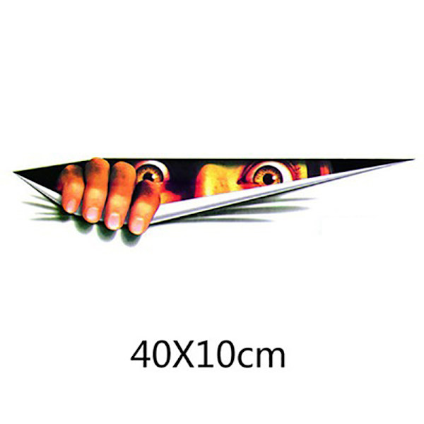 3D Cool Car Stick Creative Sticker Modified Decal Eyes Peeking A1