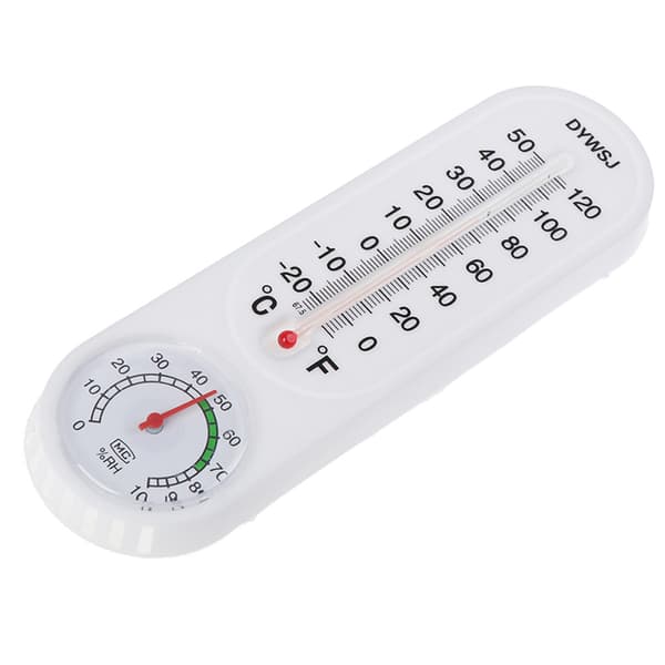Väggmonterad hushållsanalog termometer Hygrometer Fuktighet M