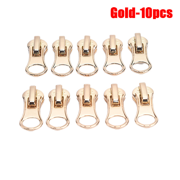 10st Fix Zipper Zip Slider Reparation Instant Kit Avtagbar Rescue Gold