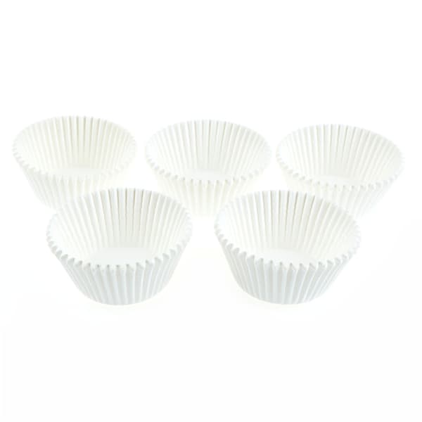 100st vita muffinspappersfodral cupcakepappersmuggar för bakewar