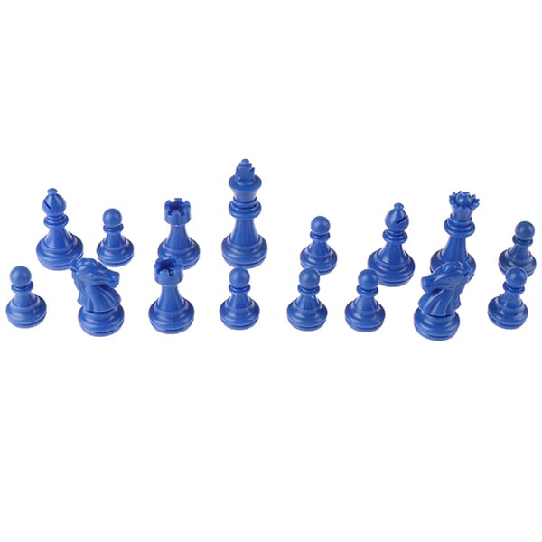 1Set Set Schackset Plast Ps För Vuxna Reseschackpjäser 49MM