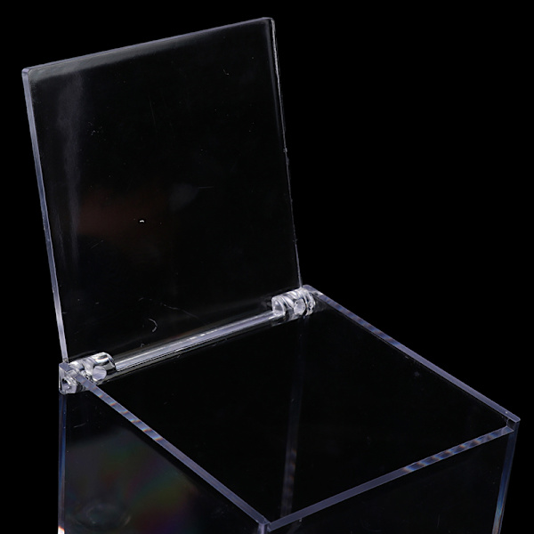 Akrylkapsel Kaffeförvaringsboxhållare Transparent Dammtät