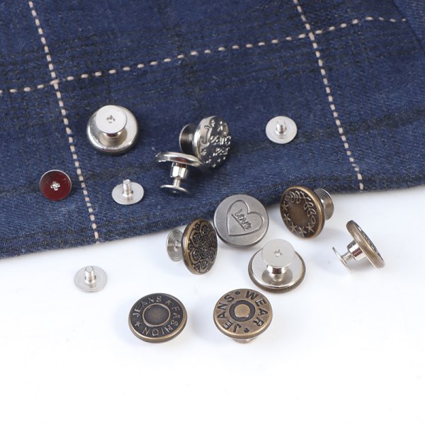 Nya knappnålar för jeans Knappbyte för byxmode 06
