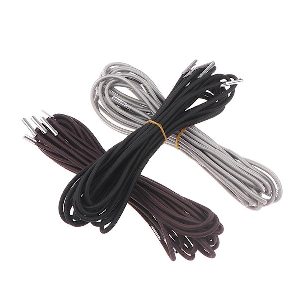 Elastiska Bungee Rope Cords Liggstolssnören för Zero Gravity Chair Silver