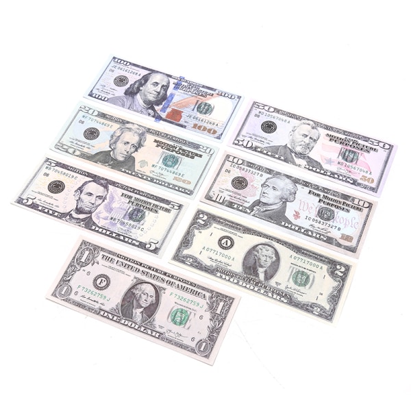 100st/ set Magic rekvisita Sedlar Simulering Dollar Valuta Pro G