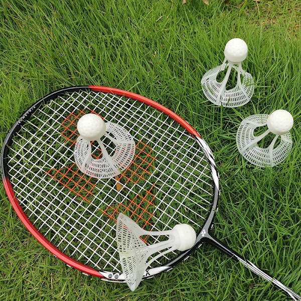 Vindtät Badminton Utomhusbadminton Vindtät Plastboll Ny 9PCS