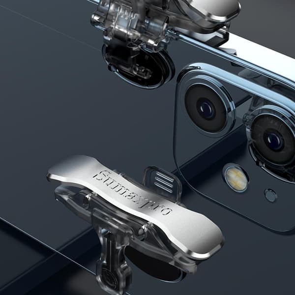 X8 Mobile Game Trigger för PUBG Phone Gaming 6 Finger Trigger S