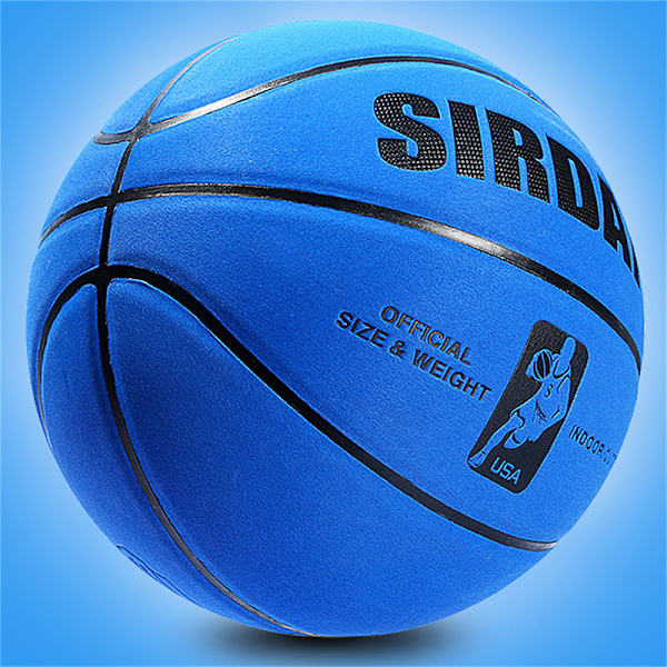 Mjuk basket i mikrofiber storlek 7 Slitstark Anti-Slip Outd Brown