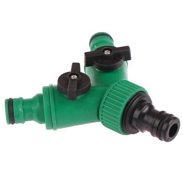 1/2" Trädgårdsbevattning Y-formad plastsplitter Bevattningskontr
