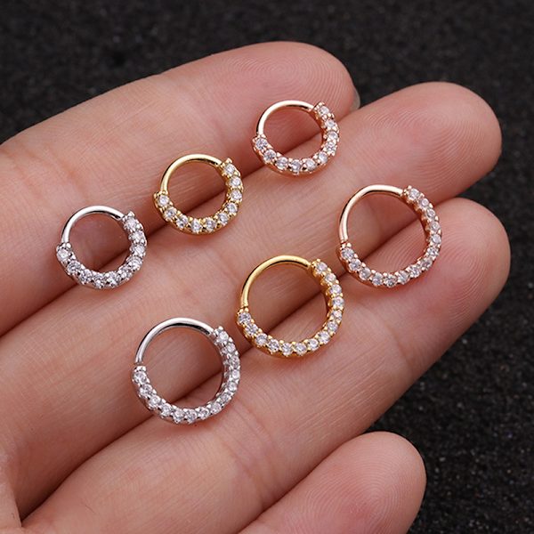 1st Hoop Örhängen Girl Tiny Rings Brosk Small Helix Pierci A2