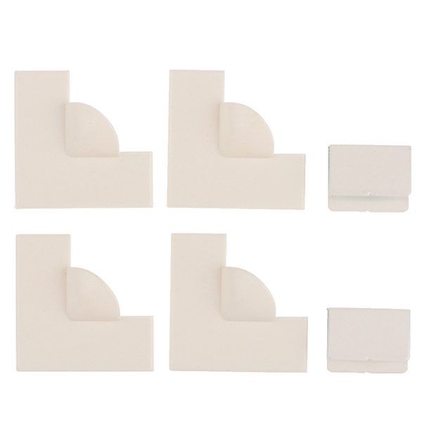 1 st fönsterhörn gjorda DIY magnetiska fönstertillbehör White